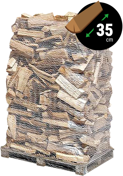 BRENNHOLZ AUF PALETTE - 35cm